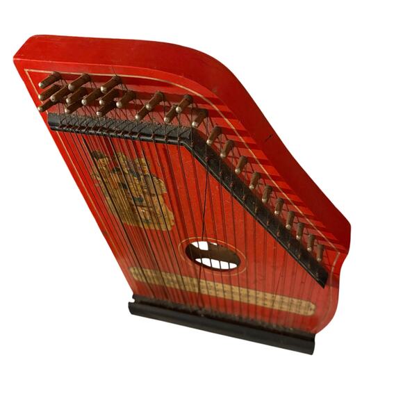 Stringed Instrument Jubel Tone Vintage Kids Zither Made In Germany - Picture 3 of 10